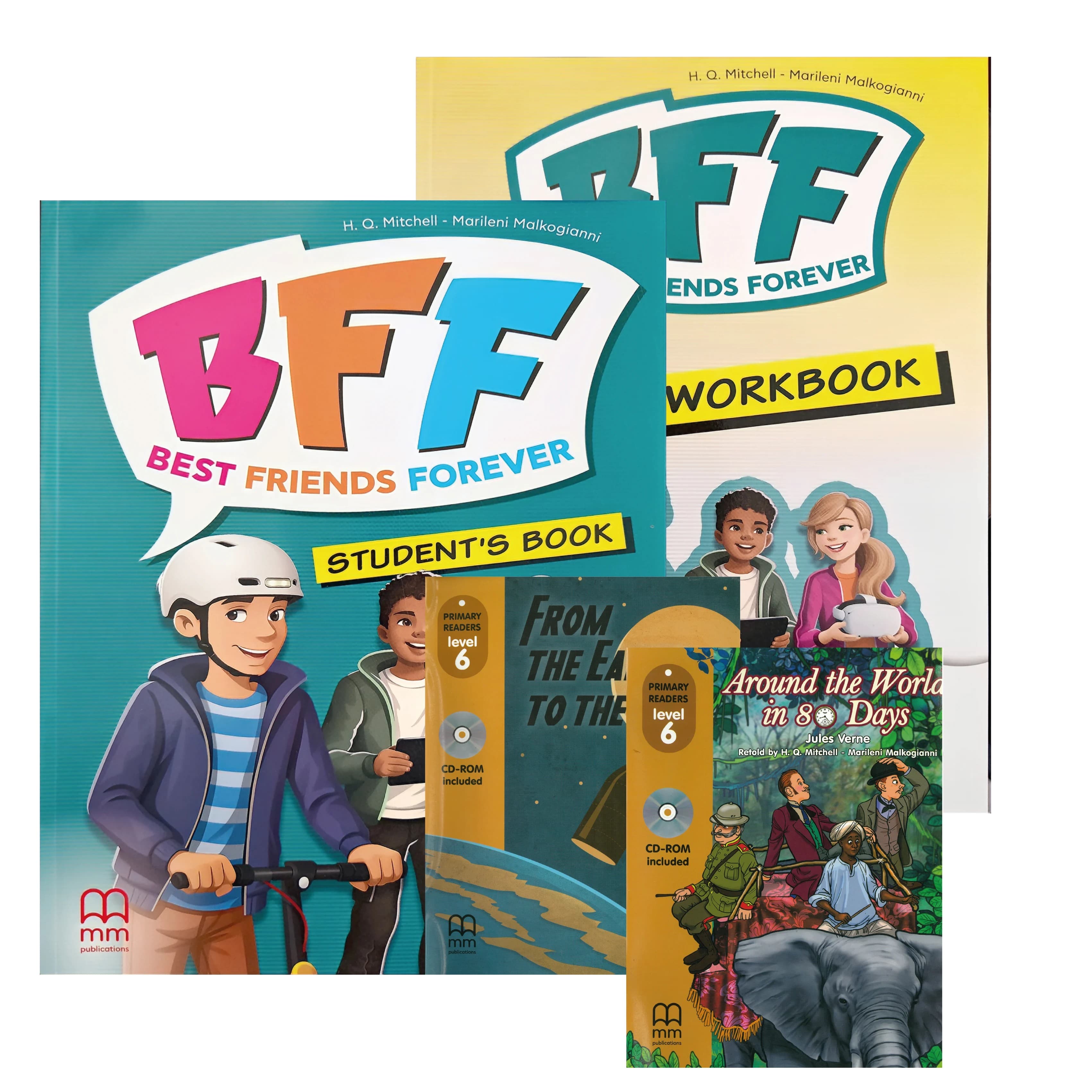 PACK BFF 6 STUDENT'S BOOK + BFF - BF 6 WORKBOOK - AROUND THE WORLD IN 80 DAYS + FROM THE EARTH TO T