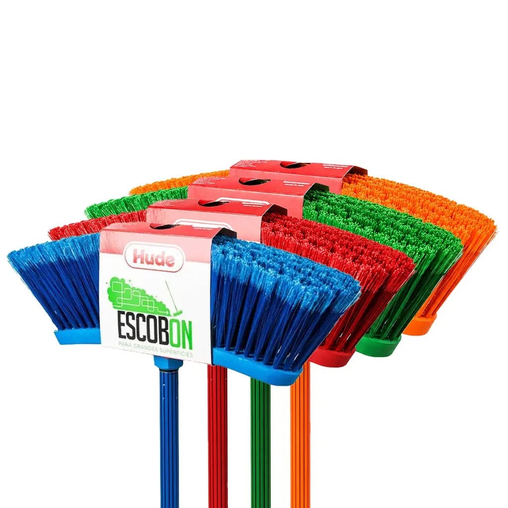 ESCOBA HUDE (COLORES VARIADOS)