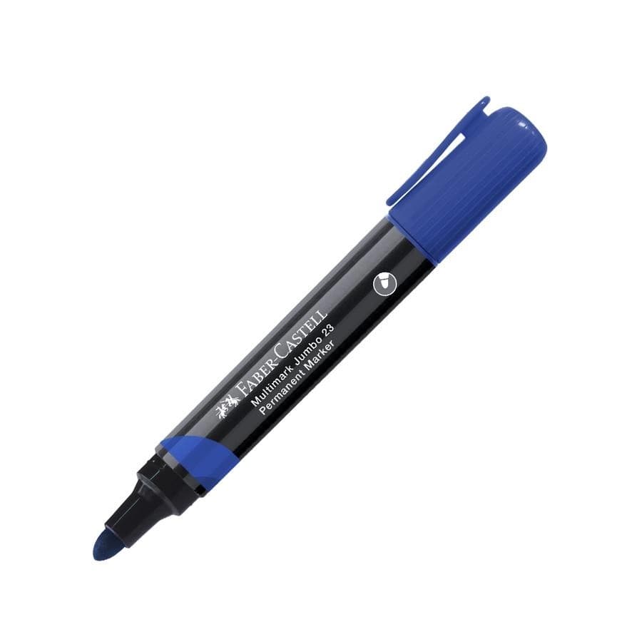PLUMON INDELEBLE GRUESO AZUL JUMBO 23 FABER CASTELL